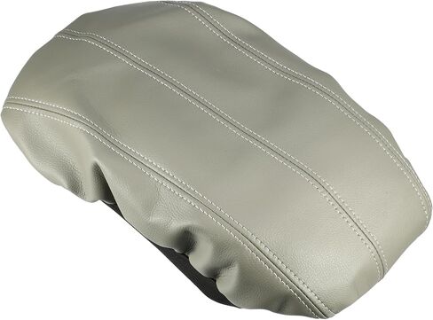 X AUTOHAUX Car Center Console Armrest Cover for Cadillac XTS 2013-2019 Faux Leather Interior Arm Rest Cover Elbow Cushion Pad Gray in Saudi Arabia
