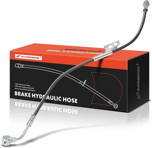 A-Premium Front Driver Side Brake Hydraulic Hose Compatible with Chevrolet and GMC Models - Express 1500 2500 1996-2002, Savana 1500 2500 1996-2002 - Replace# 22163397 in Saudi Arabia