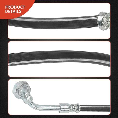 A-Premium Front Driver Side Brake Hydraulic Hose Compatible with Chevrolet and GMC Models - Express 1500 2500 1996-2002, Savana 1500 2500 1996-2002 - Replace# 22163397 in Saudi Arabia