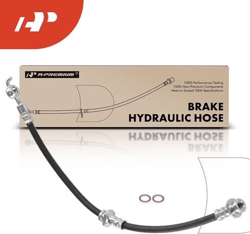 A-Premium Front Driver or Passenger Brake Hydraulic Hose Compatible with Select Honda and Isuzu Models - Passport 2002, Axiom 2002-2004, Rodeo 2002-2004, Rodeo Sport 2002-2003 in Saudi Arabia