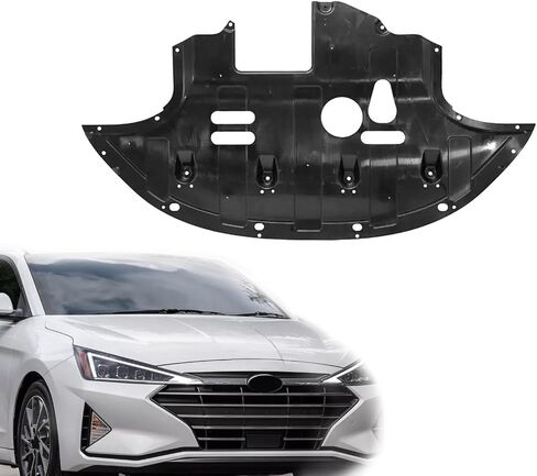 Front Engine Splash Shields Compatible with 2017 2018 2019 2020 Elantra HY1228194 in Saudi Arabia