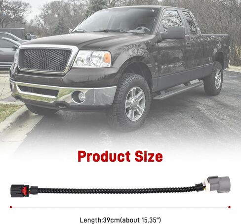 JERBOR Cooling Fan Clutch Jumper Wire Pigtail Harness Tail fits for Ford F150, for Expedition, for Lincoln Navigator Mark LT V8 5.4L 4.6L (2007-2008) Replace# 7L1Z-14K095-A 7L1Z14K095A​ in Saudi Arabia