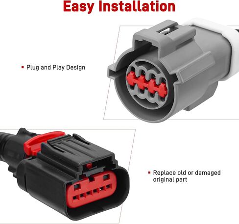 JERBOR Cooling Fan Clutch Jumper Wire Pigtail Harness Tail fits for Ford F150, for Expedition, for Lincoln Navigator Mark LT V8 5.4L 4.6L (2007-2008) Replace# 7L1Z-14K095-A 7L1Z14K095A​ in Saudi Arabia