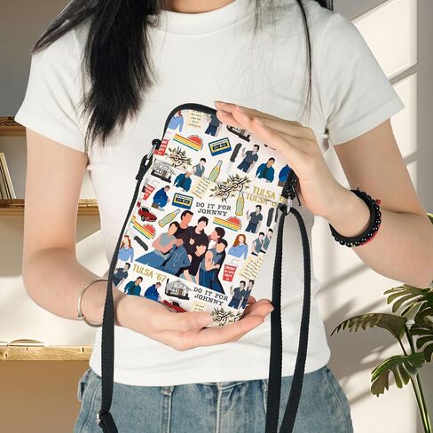 BWWKTOP حقيبة كروس موسيقية من Outsiders حقيبة كتف جوني ودالاس وبوني بوي لمحبي الهدية ذات القطعتين وستيف in Kuwait