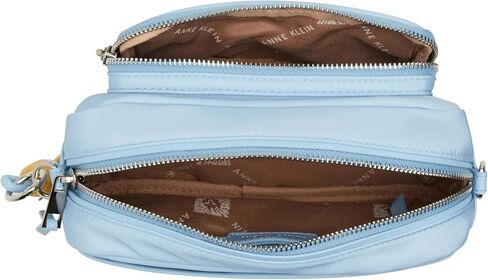 Anne Klein Womens Camera Bag with Detachable Strap, Cloud Blue in Saudi Arabia