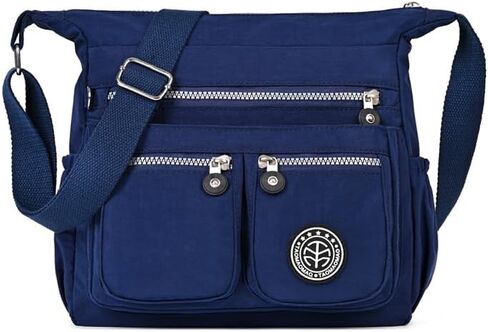 Nylon Crossbody Bag for Women Travel Purses and Handbag Large Capacity Waterproof Shoulder Bag in Saudi Arabia