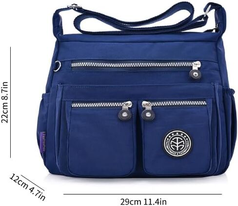 Nylon Crossbody Bag for Women Travel Purses and Handbag Large Capacity Waterproof Shoulder Bag in Saudi Arabia