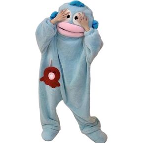 Women Nightgown Onesies Sets With Shoes Pajamas Nightdress Fish Style Sleepwear Soft in Saudi Arabia