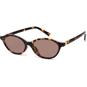 Retro Oval Sunglasses for Women - Y2k Trendy Sun Glasses - Cat Eye 90s Shades in Saudi Arabia