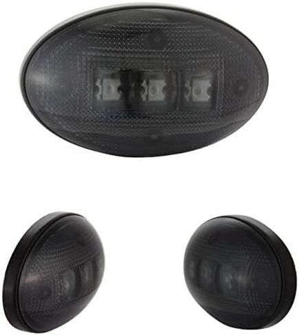 AKKON - For 4 Pcs Smoked Model 1999-2010 Ford F250 F350 F450 Superduty Fender LED Marker Amber Mirror Lights in Kuwait