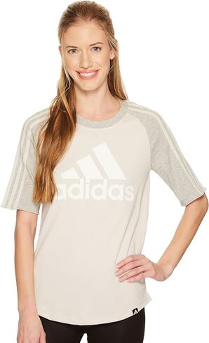 adidas Women's Athletics Baseball Logo Raglan Tee in Saudi Arabia