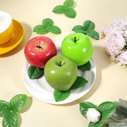 Yolev 200pcs Artificial Leaves 3.74 inch Flower Rose Leaf Fake Leaves for Crafts Wedding Decorations Supplies Rose Leave Fake Leafs in Saudi Arabia