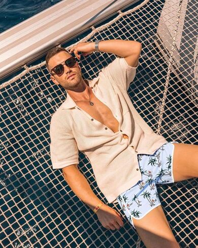 Surf Cuz Mens Swim Strunks مع ضغط بطانة 5 بوصات سروال سباحة 5 بوصة in Kuwait