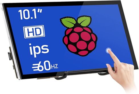 شاشة Raspberry Pi مقاس 7 بوصة شاشة صغيرة 1024x600 HDMI شاشة عرض 16:9 IPS LCD لـ Raspberry Pi 4/3/2/Zero/B/B+ Win11/10/8/7، سائق مجاني in Kuwait