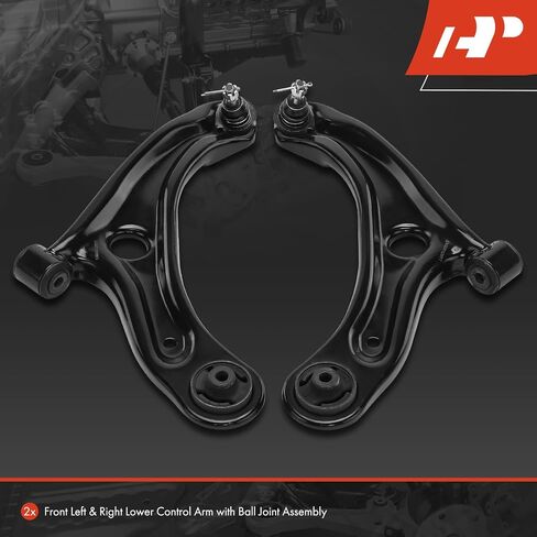 A-Premium 2 x Front Lower Control Arm with Ball Joint & Bushing, Compatible with Honda Fit 2015-2020 in Saudi Arabia