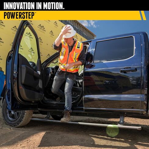 RealTruck AMP Research PowerStepXL Power Running Boards with LED Step Lights for 2022-2024 Chevrolet Silverado/GMC Sierra 1500/2500/3500HD - Electric Powerstep & Retractable Truck Steps in Saudi Arabia