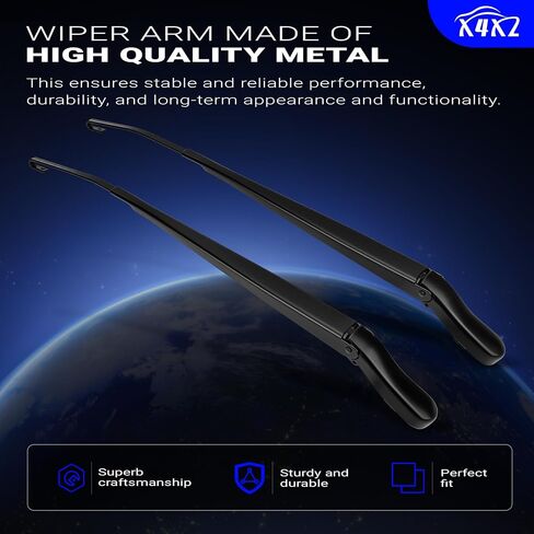 FL3Z-17527-A（RH+LH）Front Windshield Wiper Arm For 15-23 Ford F150 Expedition Super Duty， Lincoln Navigator Replace # FL3Z-17527-A FL3Z-17526-A (Pack of 2) in Saudi Arabia
