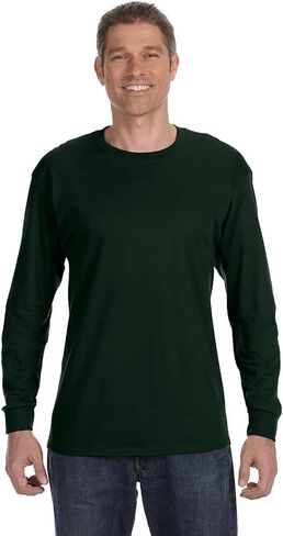 Gildan Men's Preshrunk Taped Neck Heavy Rib Knit T-Shirt in Saudi Arabia