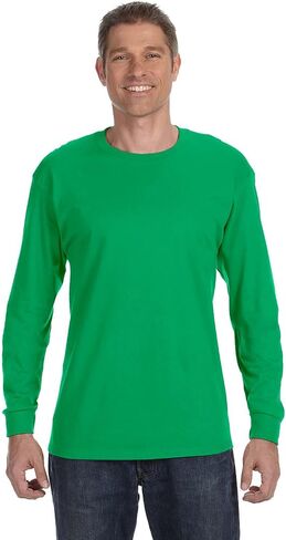 Gildan Men's Preshrunk Taped Neck Heavy Rib Knit T-Shirt in Saudi Arabia