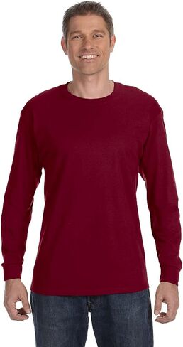 Gildan Men's Preshrunk Taped Neck Heavy Rib Knit T-Shirt in Saudi Arabia
