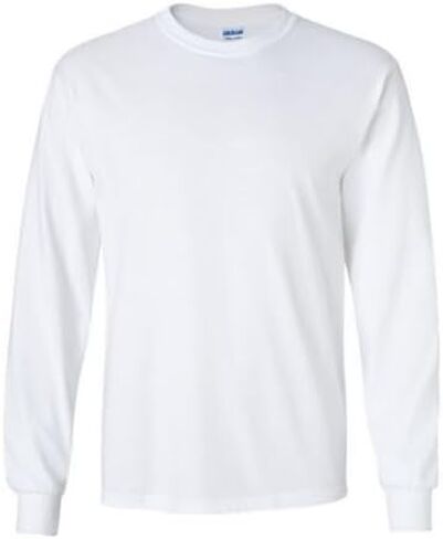 Gildan Men's Preshrunk Taped Neck Heavy Rib Knit T-Shirt in Saudi Arabia