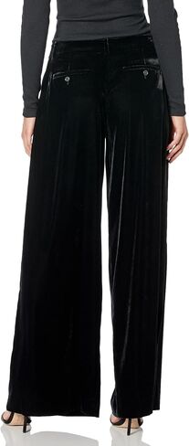 Theory Women's Velvet Low Rise Pleated Pant in Saudi Arabia
