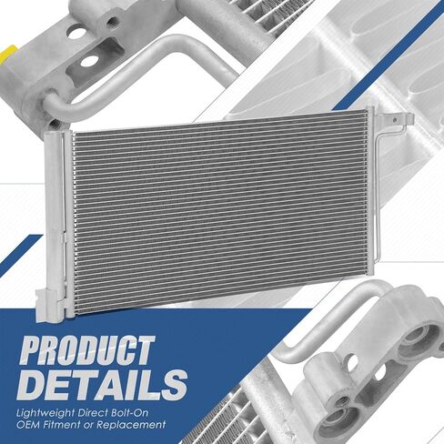 Auto Dynasty Air Conditioning A/C Condenser Compatible with 2015 2016 2017 2018 Ford Focus 2.0L, Aluminum AC Condenser Replacement DPI 4914, FO3030257 in Saudi Arabia
