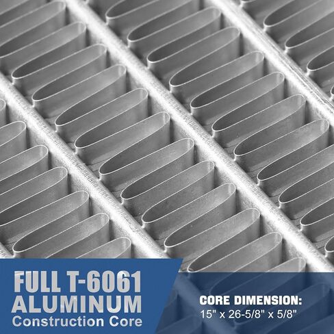 Auto Dynasty Air Conditioning A/C Condenser Compatible with 2015 2016 2017 2018 Ford Focus 2.0L, Aluminum AC Condenser Replacement DPI 4914, FO3030257 in Saudi Arabia