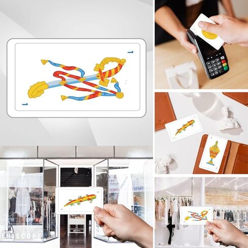 Credit Card Skin – 4-Pack Featuring Infinite Abundance Designs, Credit Card Stickers and Card Covers for Debit Cards (Infinite Abundance) in Kuwait