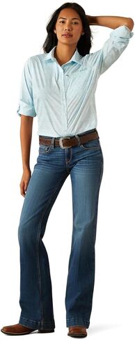 قميص Ariat النسائي Zephyr Stripe Venttek in Saudi Arabia