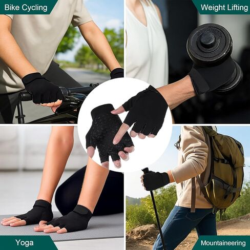 Fingerless Gloves - Non-Slip Finger Cycling Gloves for Men Women, Breathable Tactical & Biking Fingerless Glove for Fishing Biking Exercise Training Climbing in Saudi Arabia