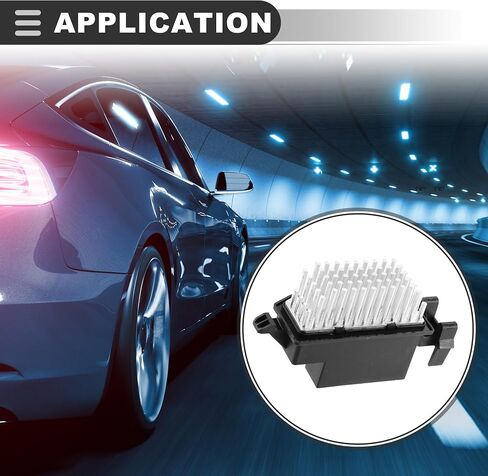 Motoforti HVAC Blower Motor Resistor, AC Blower Control, for Dodge Dart Aero 2013, Plastic, Black in Saudi Arabia