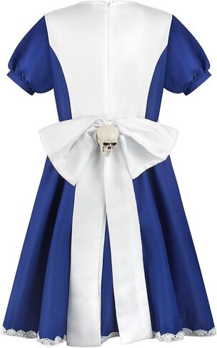 Women's Lolita Maid Cosplay Costume Dress Bloody Apron Halloween Scary Costume in Saudi Arabia