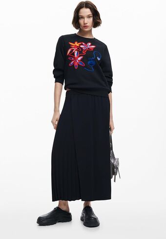Desigual Women's Sweatshirt with Arty Print in Saudi Arabia