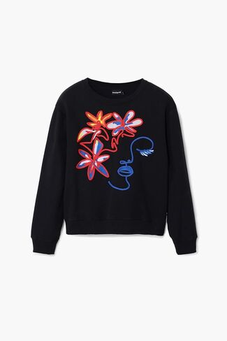 Desigual Women's Sweatshirt with Arty Print in Saudi Arabia