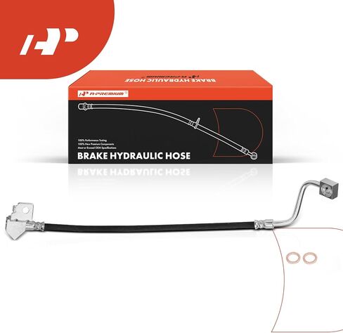 A-Premium Rear Driver Side Brake Hydraulic Hose Compatible with Select Ford and Lincoln Models - Expedition, Navigator, 2002 2003 2004 2005 2006 - Replace# 2L1Z2282BA in Saudi Arabia
