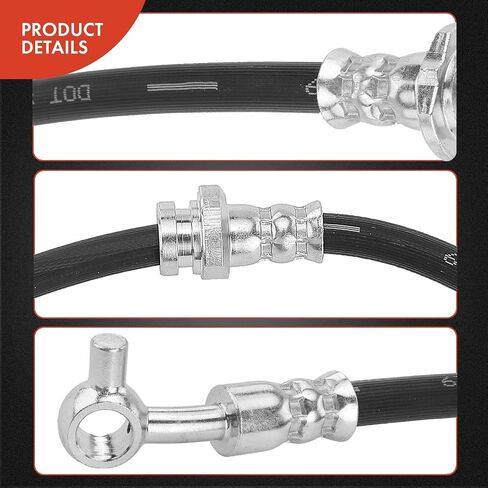 خرطوم هيدروليكي لفرامل الراكب الأمامي A-Premium متوافق مع موديلات Nissan - Maxima 2009 2010 2011 2012 2013 2014 3.5L - استبدال # 46210ZX70B in Saudi Arabia