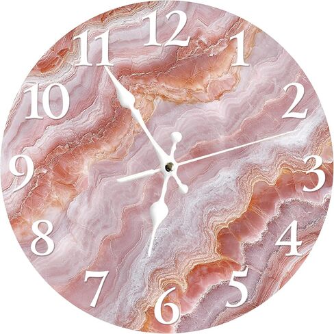 Unique Octopus Nautical World Map Silent Non Ticking Wall Clock 12 Inch, Battery Operated, Round Wood Wall Clocks, for Living Room Kitchen Bedroom Bathroom Office Decorative Coastal Gift in Saudi Arabia