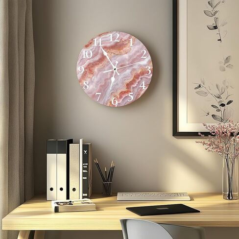 Unique Octopus Nautical World Map Silent Non Ticking Wall Clock 12 Inch, Battery Operated, Round Wood Wall Clocks, for Living Room Kitchen Bedroom Bathroom Office Decorative Coastal Gift in Saudi Arabia
