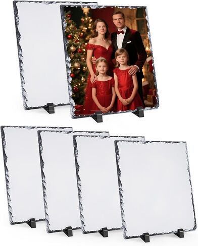Sublimation Slate Blanks Rock Plaque Photo for 8X10 Inch 6 PCS Wall and Table Decoration in Kuwait