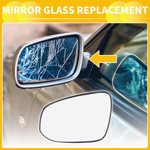 for Toyota RAV4 2013-2015 Car Rearview Driver Left Side Heated Mirror Glass with Backing Plate 87961-42B80 in Saudi Arabia