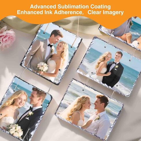 Sublimation Slate Blanks Rock Plaque Photo for 8X10 Inch 6 PCS Wall and Table Decoration in Kuwait