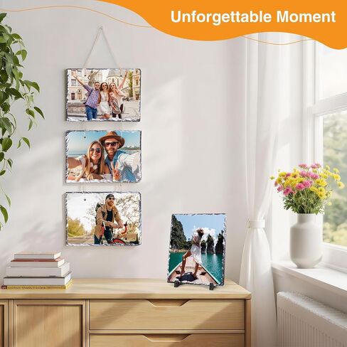 Sublimation Slate Blanks Rock Plaque Photo for 8X10 Inch 6 PCS Wall and Table Decoration in Kuwait