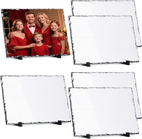 Sublimation Slate Blanks Rock Plaque Photo for 8X10 Inch 6 PCS Wall and Table Decoration in Kuwait