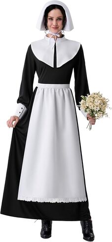 Spooktacular Creations Halloween Colonial Costume, Black Pioneer Dress Women, Halloween Costumes for Women Adult 2025 in Saudi Arabia