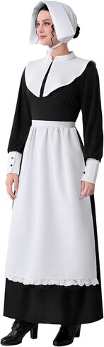 Spooktacular Creations Halloween Colonial Costume, Black Pioneer Dress Women, Halloween Costumes for Women Adult 2025 in Saudi Arabia