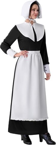 Spooktacular Creations Halloween Colonial Costume, Black Pioneer Dress Women, Halloween Costumes for Women Adult 2025 in Saudi Arabia
