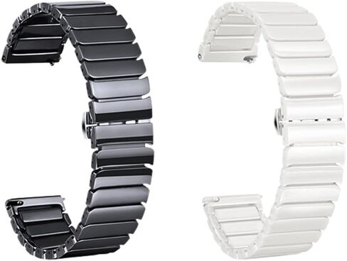 Ceramic Watch Band 20mm 22mm Women Men Replacement Band Universal Watch Band Watch Bracelet Suitable For Traditional Or Smart Watch in Saudi Arabia
