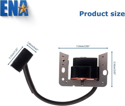 ENA Ignition Coil 34443A Compatible with Tecumseh AV520 LH195 OH195 TH139 TV085 TVM140 TVXL840 VLV126 LEV100 LEV115 LEV120 LV148A Lawn Mower Engines Replacement for 34443 34443B 34443C 34443D in Saudi Arabia