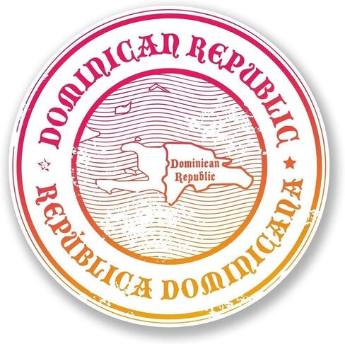 Dominican Republic Round Metal 0.75" Lapel Pin Hat Shirt Pin Tie Tack Pinback in Saudi Arabia